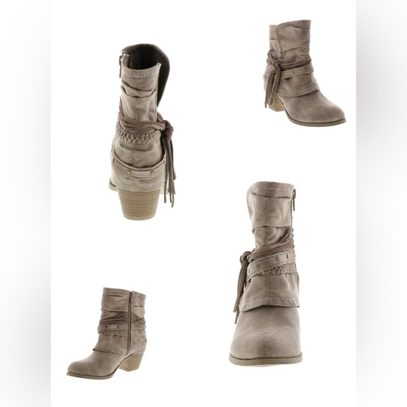 Jellypop Shoes - Women's Jellypop Taupe Ankle Boots size 7